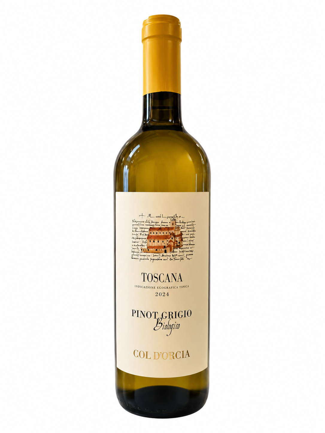 Vino Bianco Pinot Grigio Col D'orcia 2024 Biologico