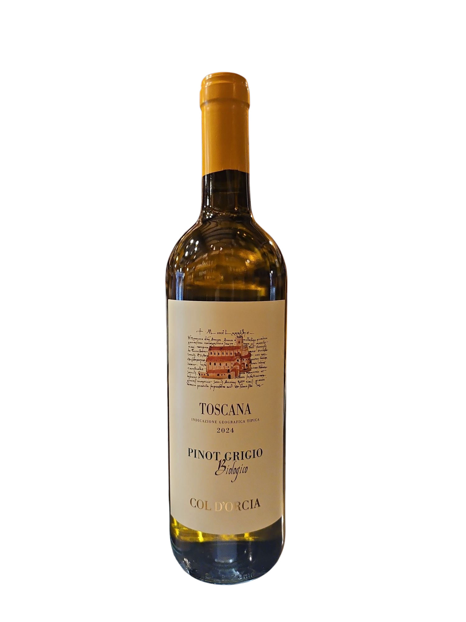 Vino Bianco Pinot Grigio Col D'orcia 2024 Biologico